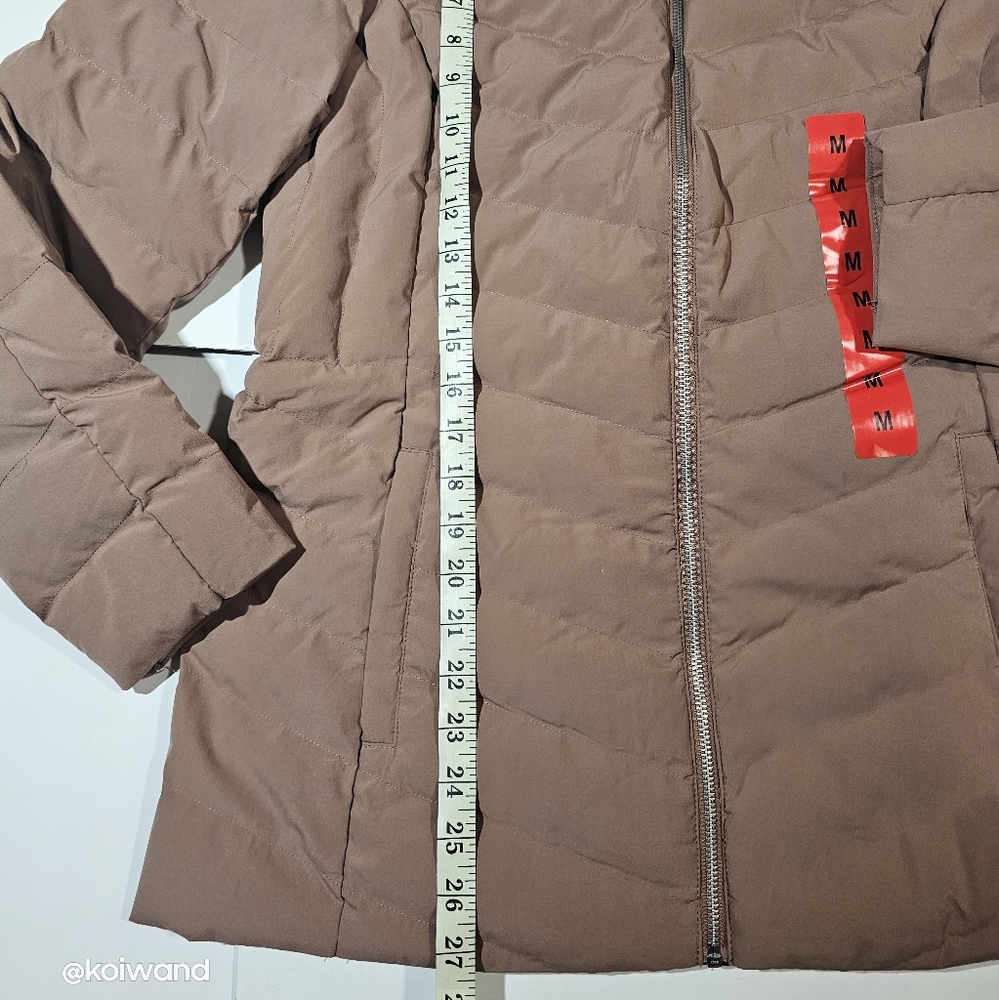 NWT 32° Degrees Heat Womens Cognac Puffer Size M - Picture 4 of 13
